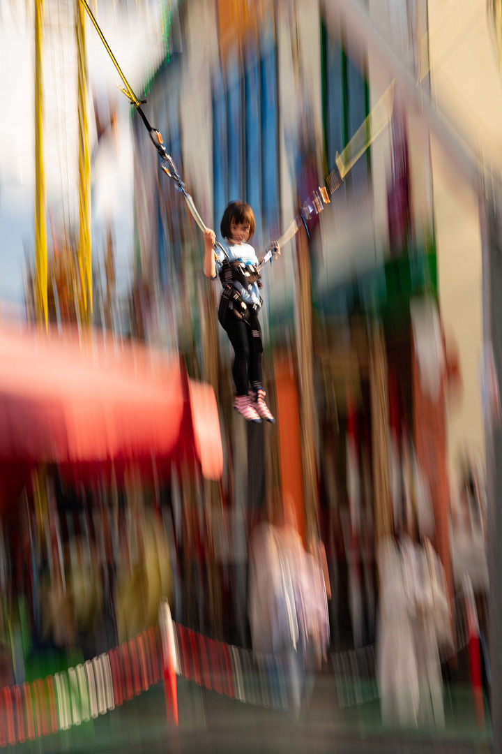 Spaß auf dem Trampolin 