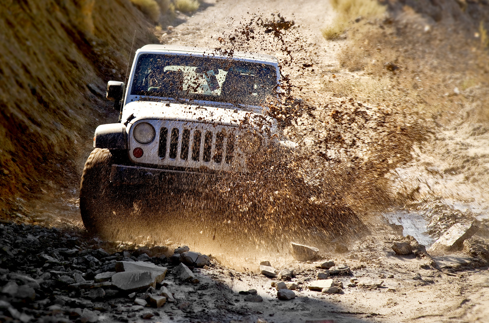 Spass auf der Cottonwood Canyon Road