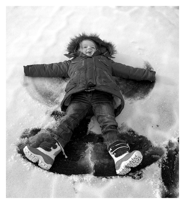 Spaß im ersten Schnee !