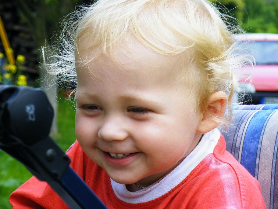 Spaß im Kinderwagen