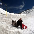 Spass im Schnee - Ende August auf dem Gletscher