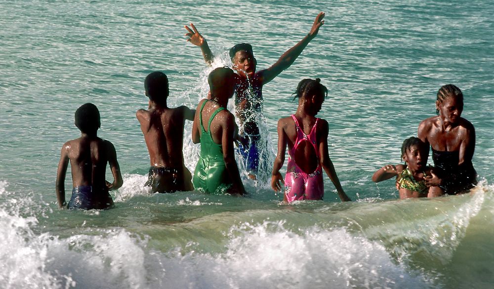 Spass in Nass, Grand Anse Beach