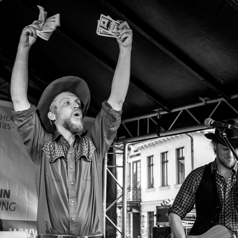 Spaß und Action mit der Country King Band