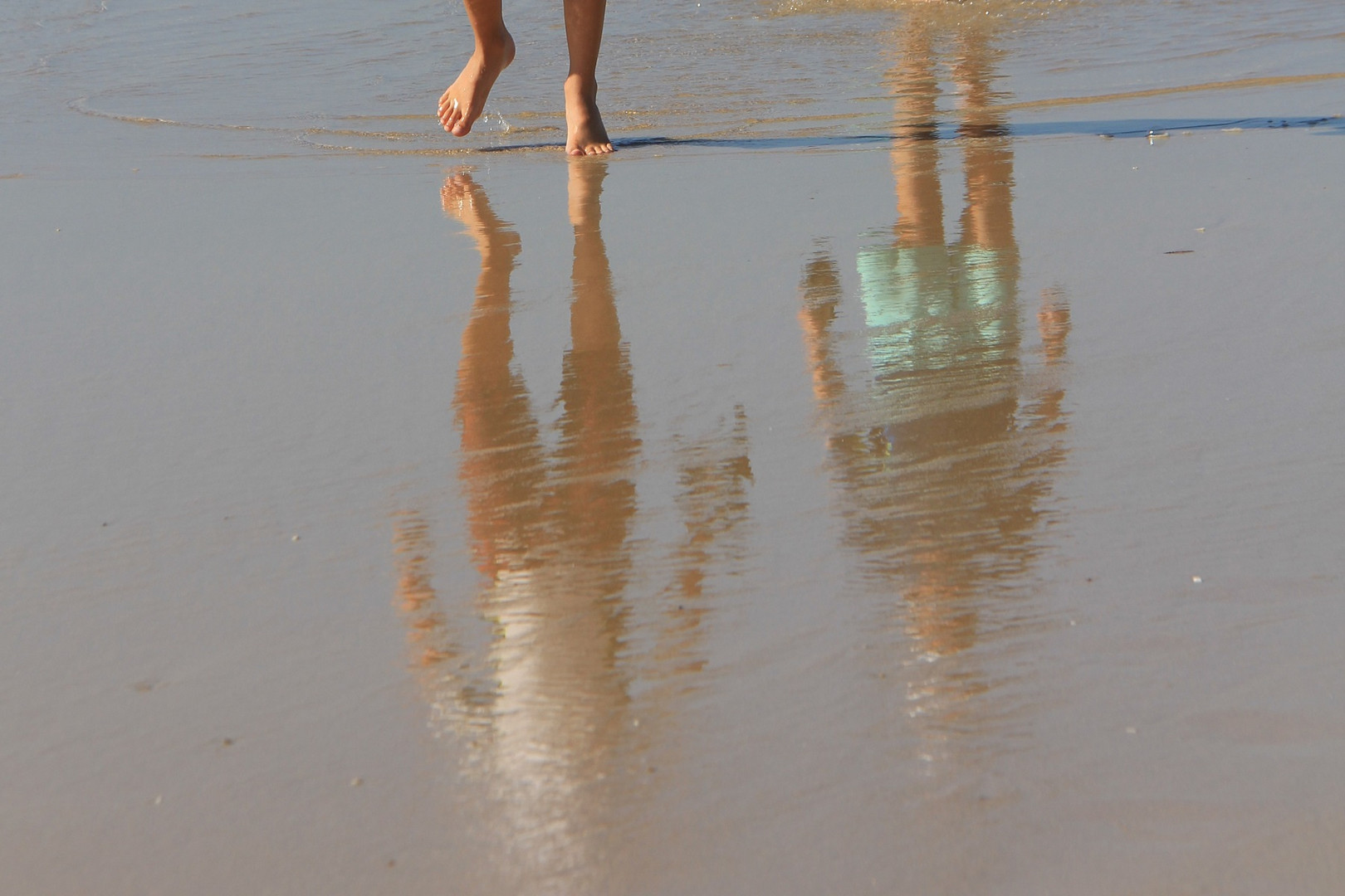 Spazieren am Strand...