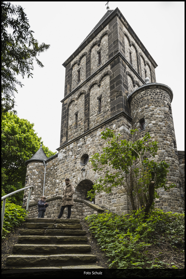 Spazieren auf Lousberg, Salvatorkirche-Aachen