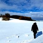 Spazieren im Schnee