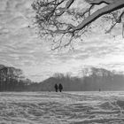 Spazieren im Schnee