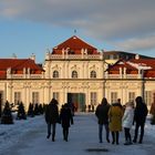 Spaziergänger beim Unteren Belvedere