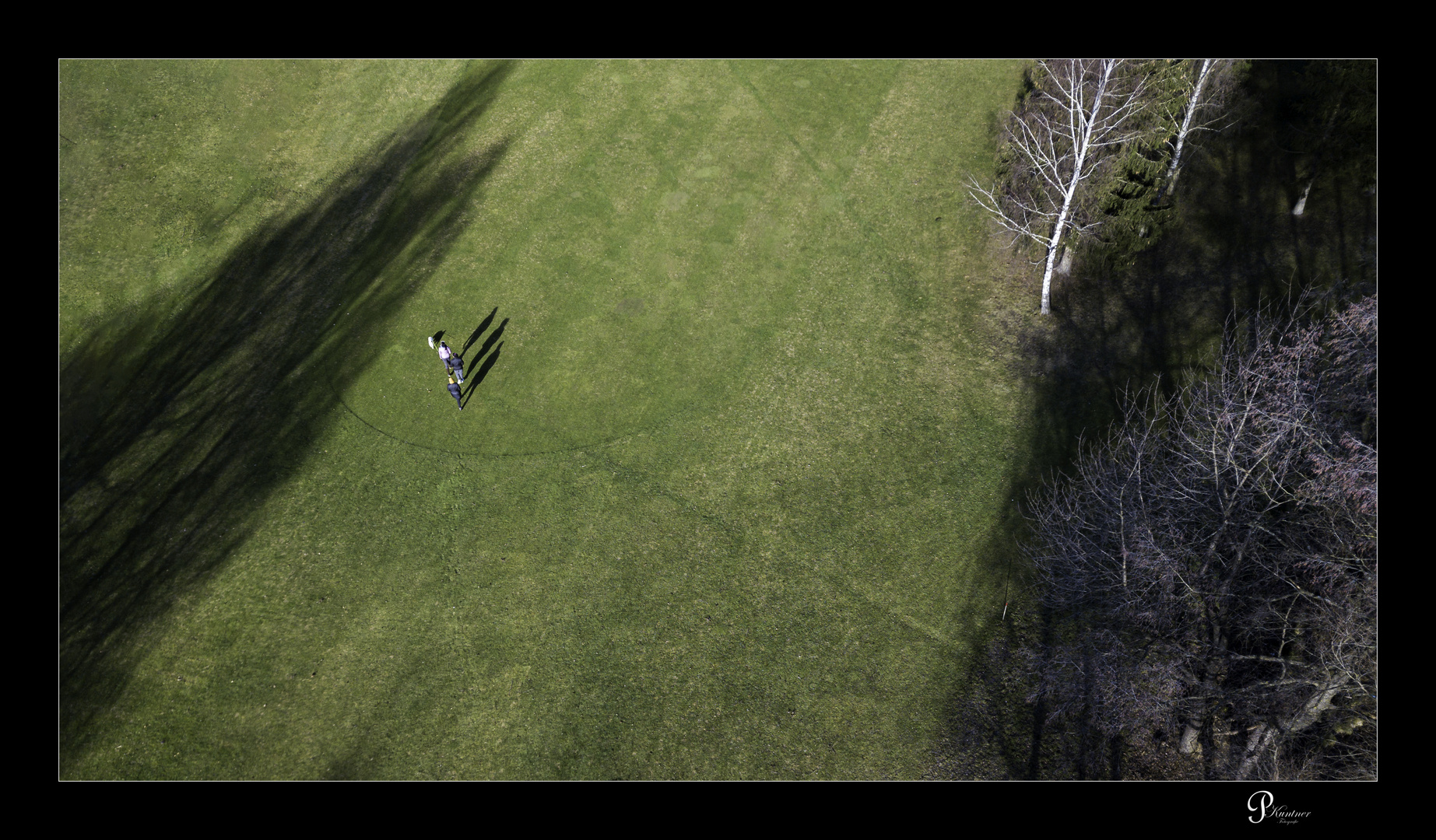 Spaziergang am Golfplatz