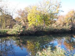 Spaziergang am Hüninger Kanal in Kembs.