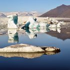 Spaziergang am Jökulsárlón See