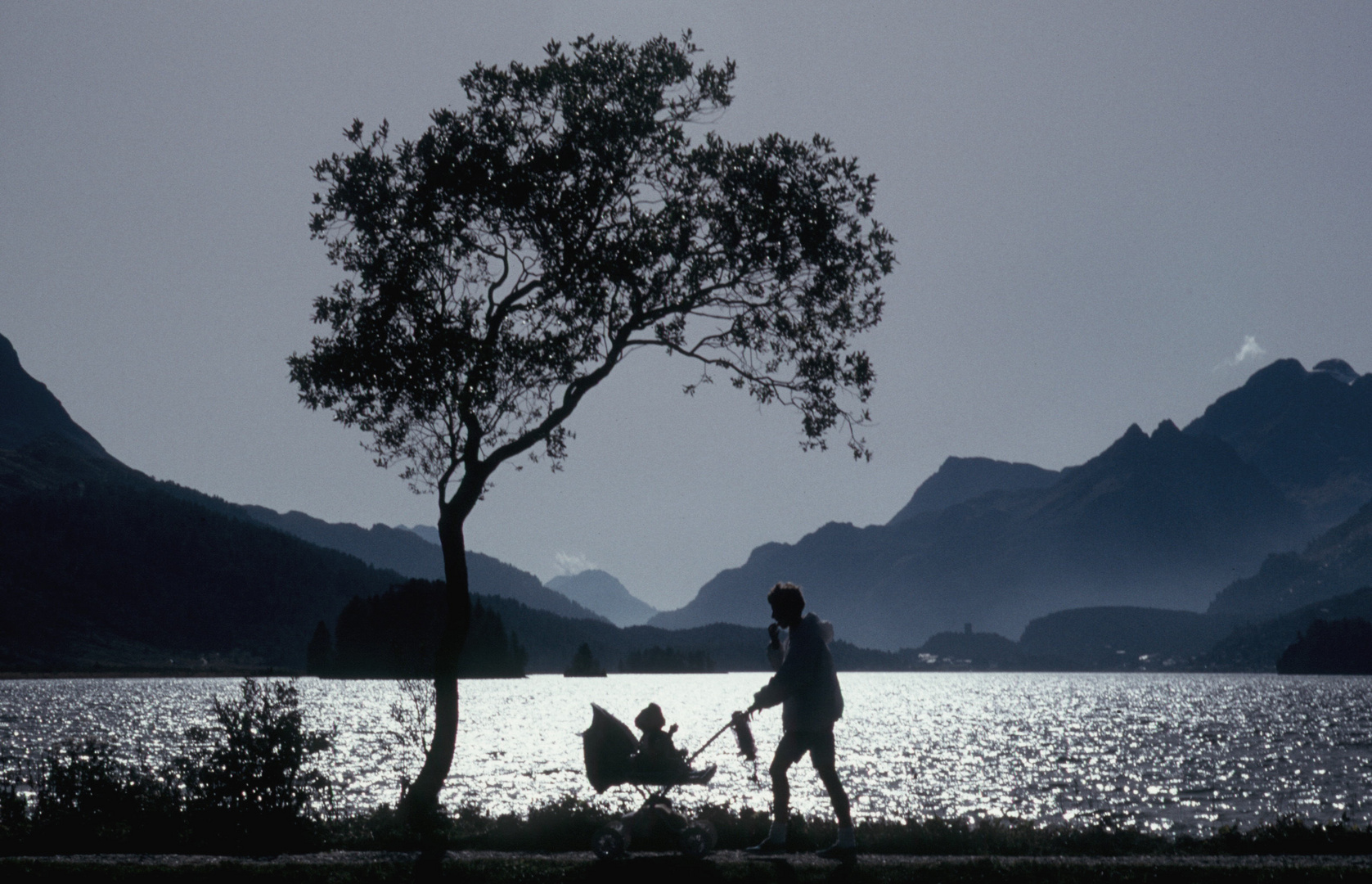 Spaziergang am Malojasee