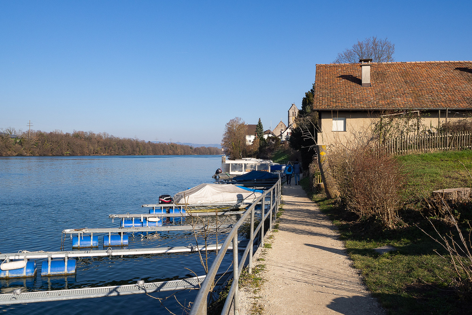 Spaziergang am Rhein