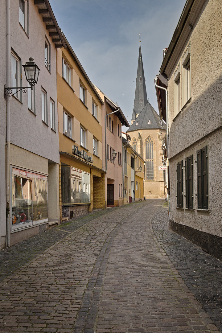 Spaziergang am Sonntag Morgen durch Alzey