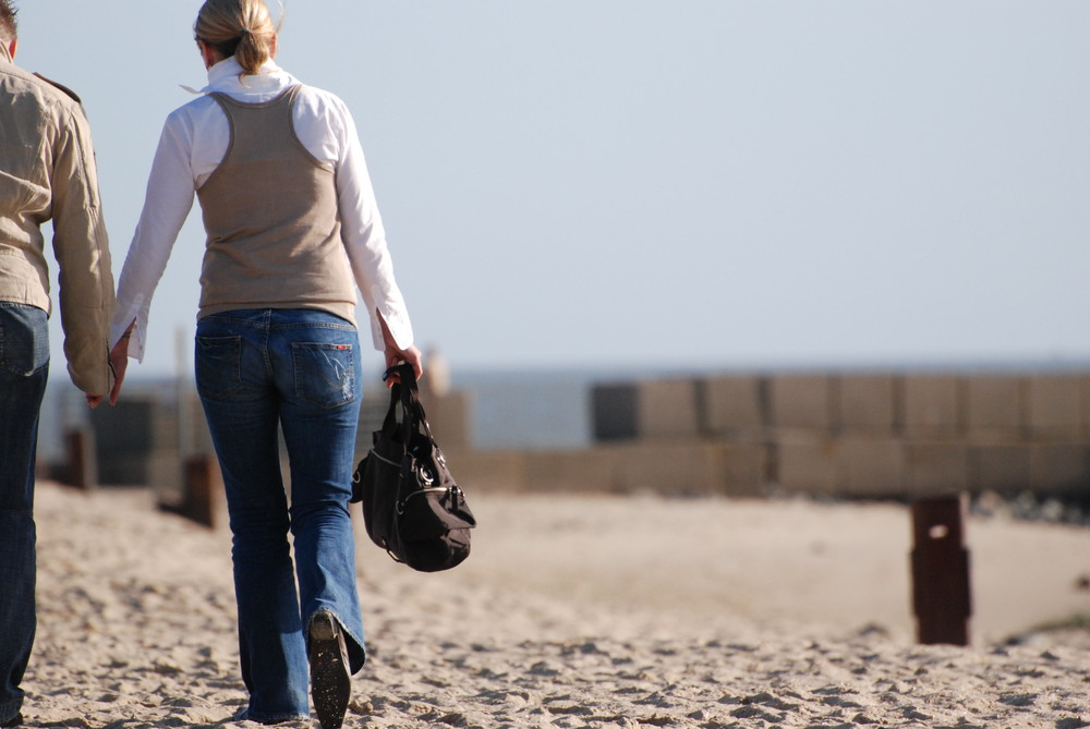 Spaziergang am Strand