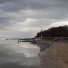 Spaziergang am Strand.