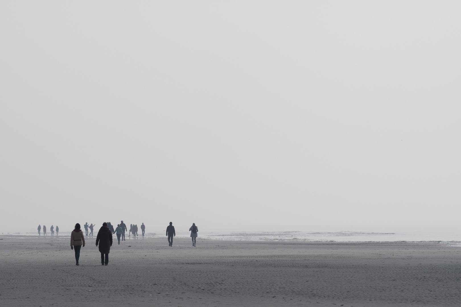 Spaziergang am Strand bei St. Peter-Ording