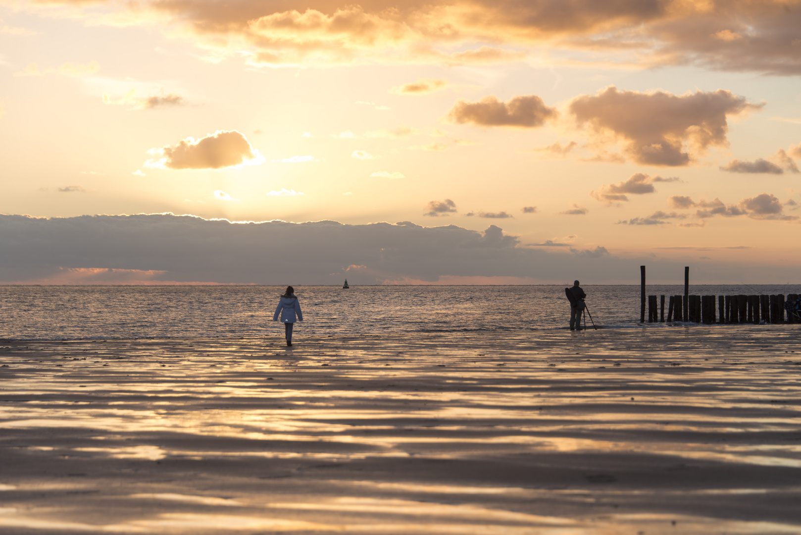 Spaziergang am Strand