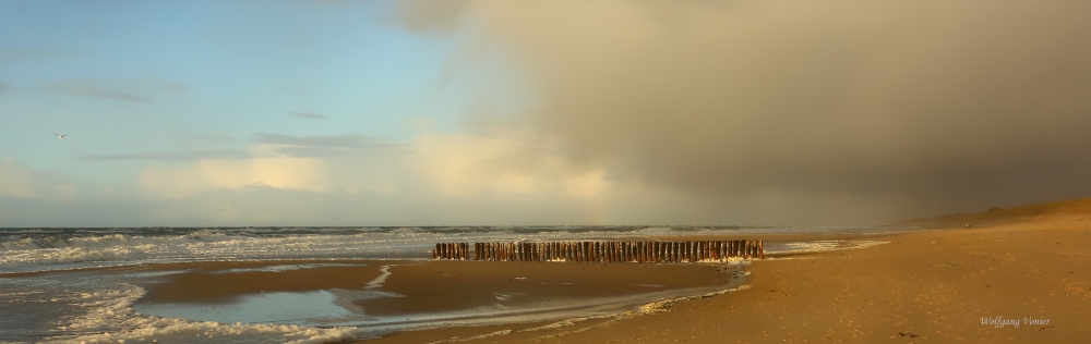 Spaziergang am Strand von Kampen auf der Insel Sylt