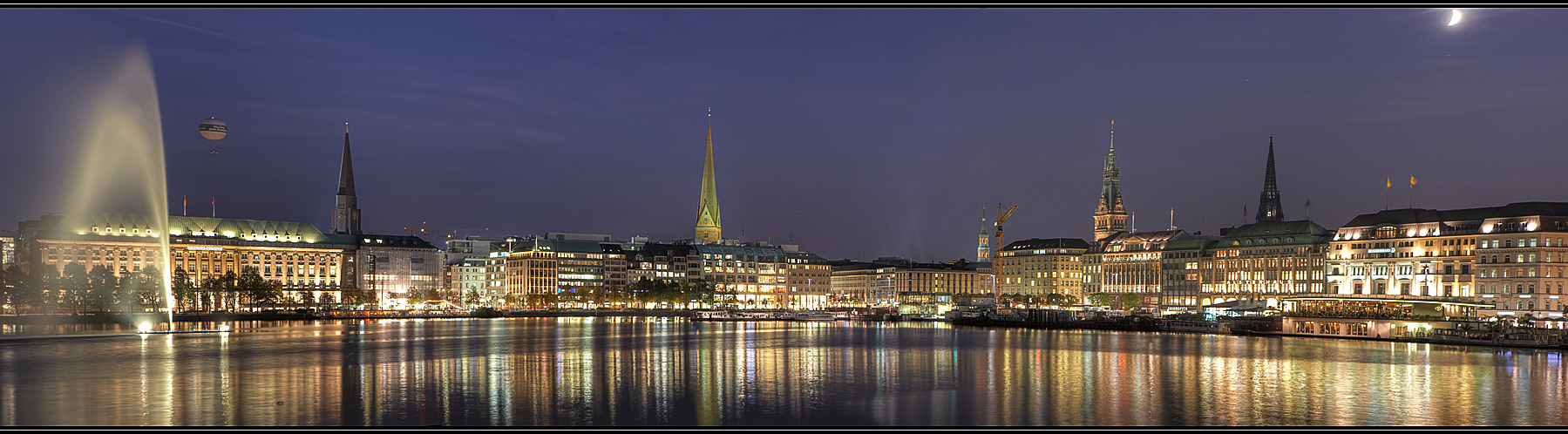 Spaziergang an der Binnenalster