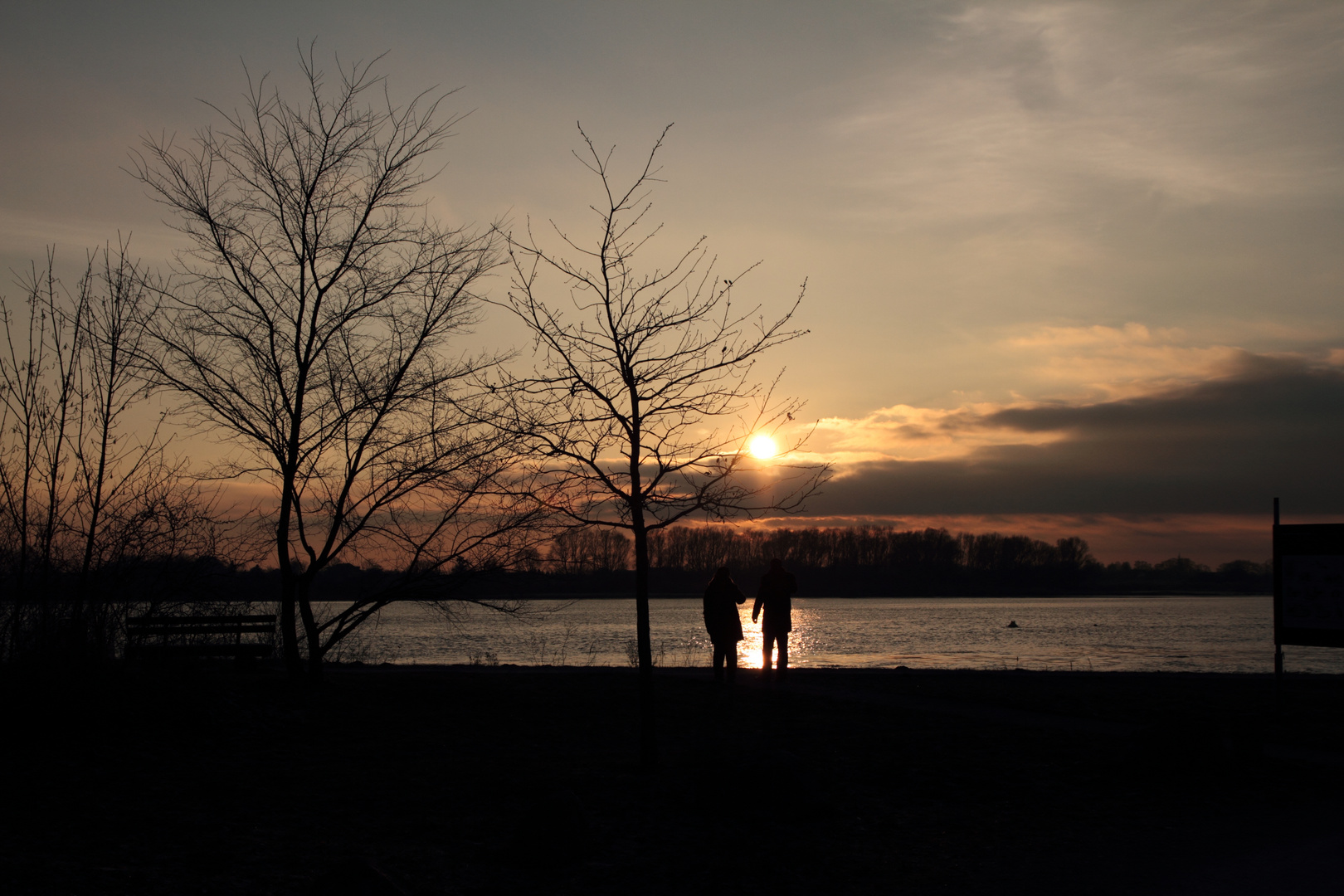 Spaziergang an der Elbe bei Geesthacht