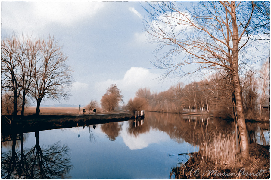 Spaziergang an der Hamme