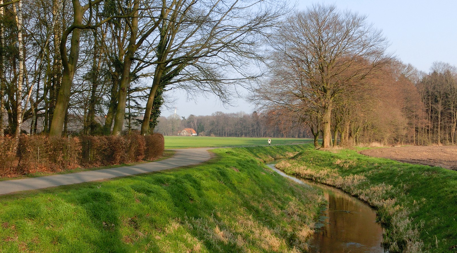 Spaziergang auf dem westfälischen Land