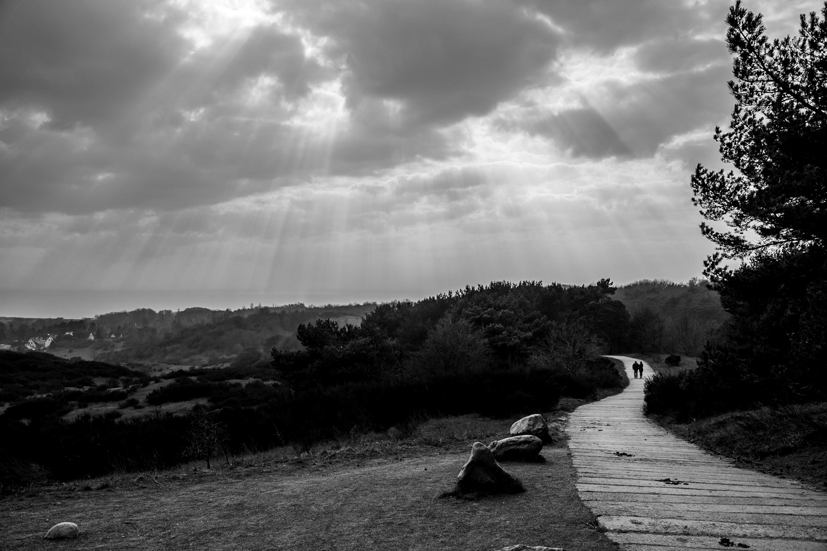 Spaziergang auf Hiddensee