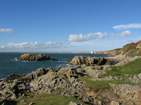 Spaziergang auf Howth Ende Oktober