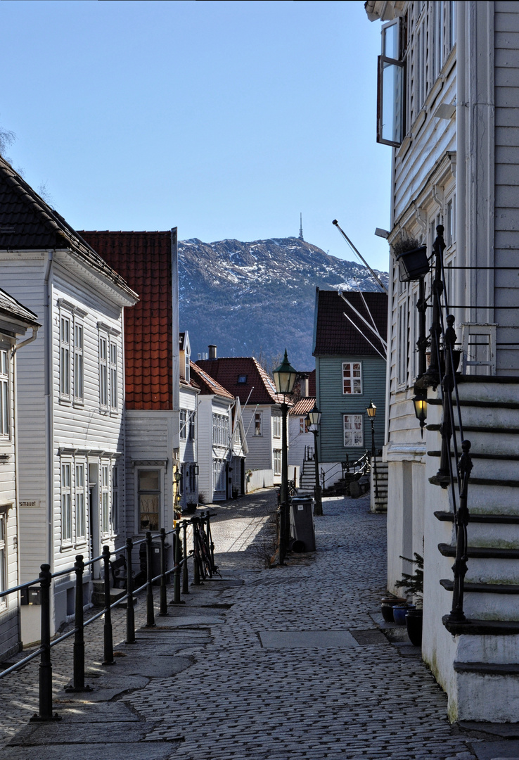 Spaziergang durch Bergen