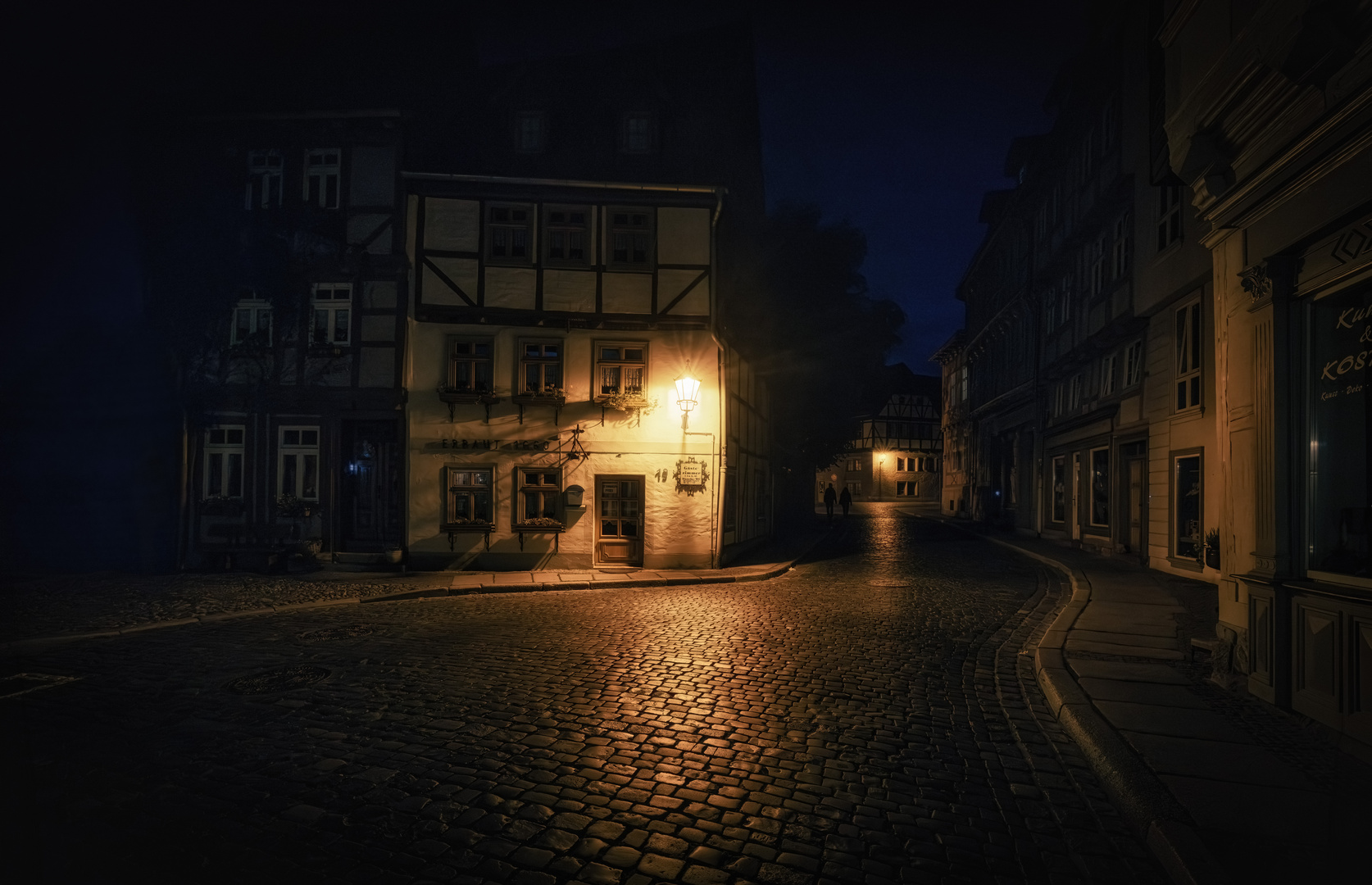 Spaziergang durch das nächtliche Quedlinburg