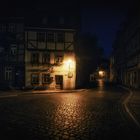 Spaziergang durch das nächtliche Quedlinburg