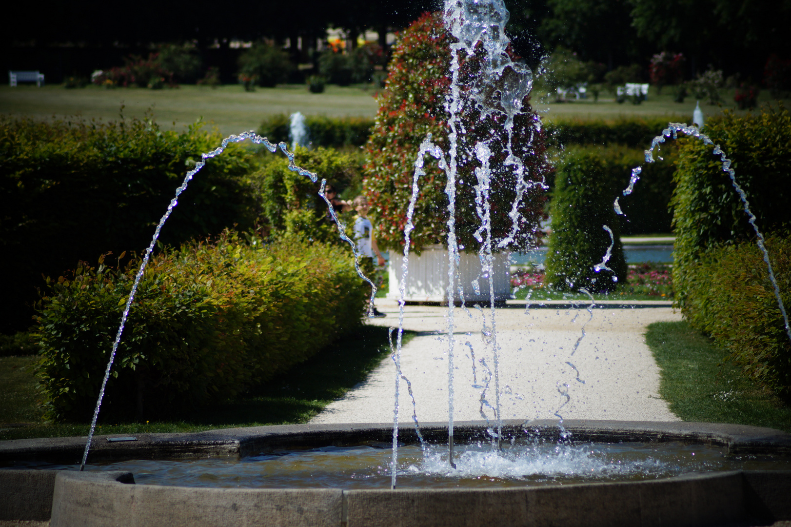 Spaziergang durch den Schlosspark 