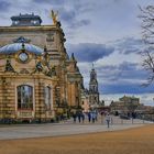 Spaziergang durch die Altstadt von Dresden