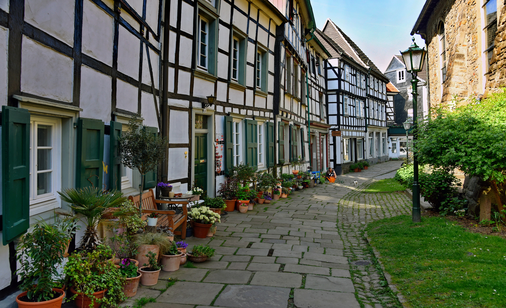 Spaziergang durch die Altstadt von Hattingen