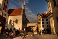 Spaziergang durch die Altstadt von München