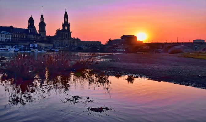 Spaziergang durch Dresden