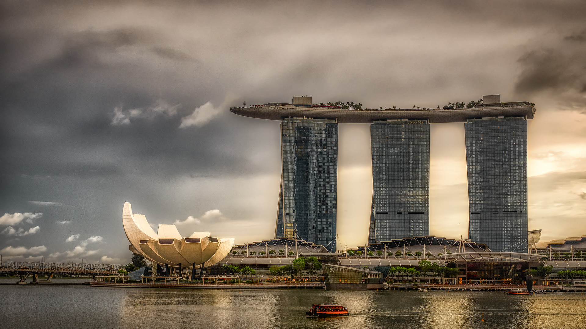 Spaziergang entlang des Singapur River (III) 