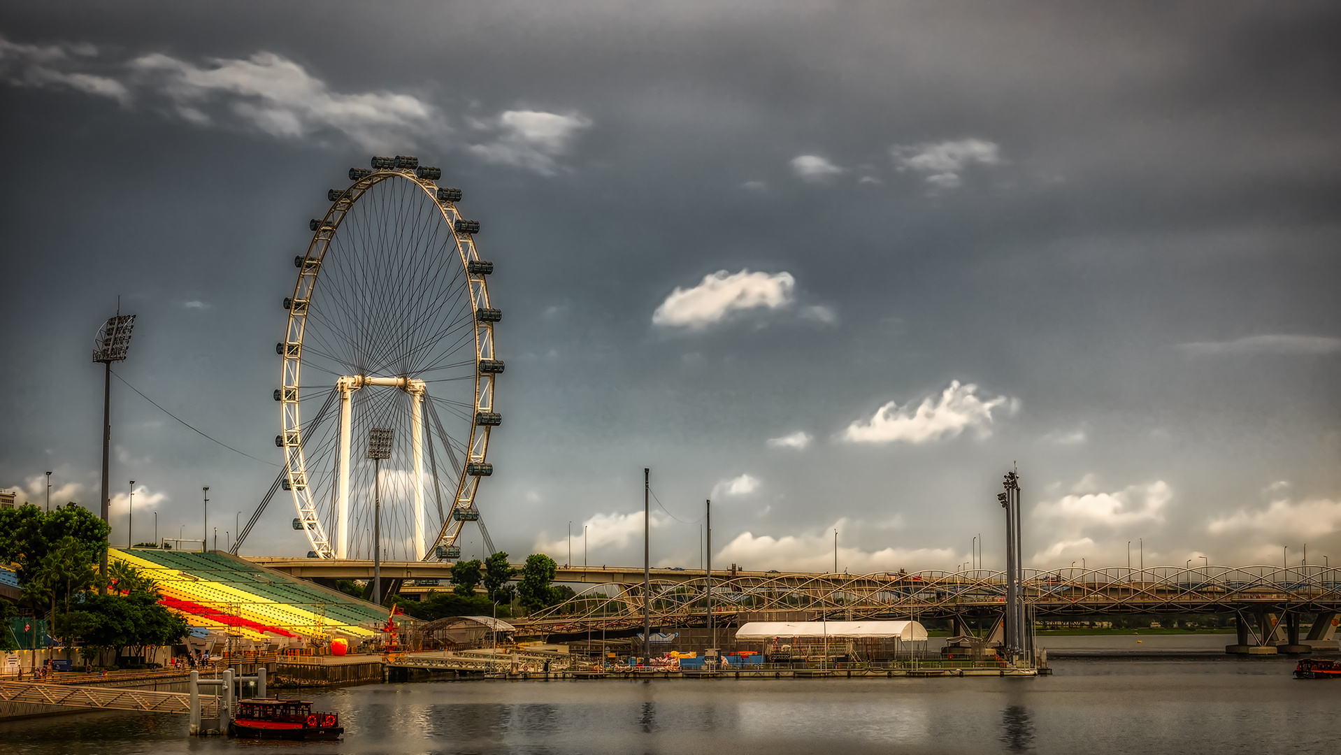 Spaziergang entlang des Singapur River (IV) 