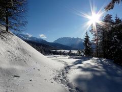 Spaziergang im Pulverschnee