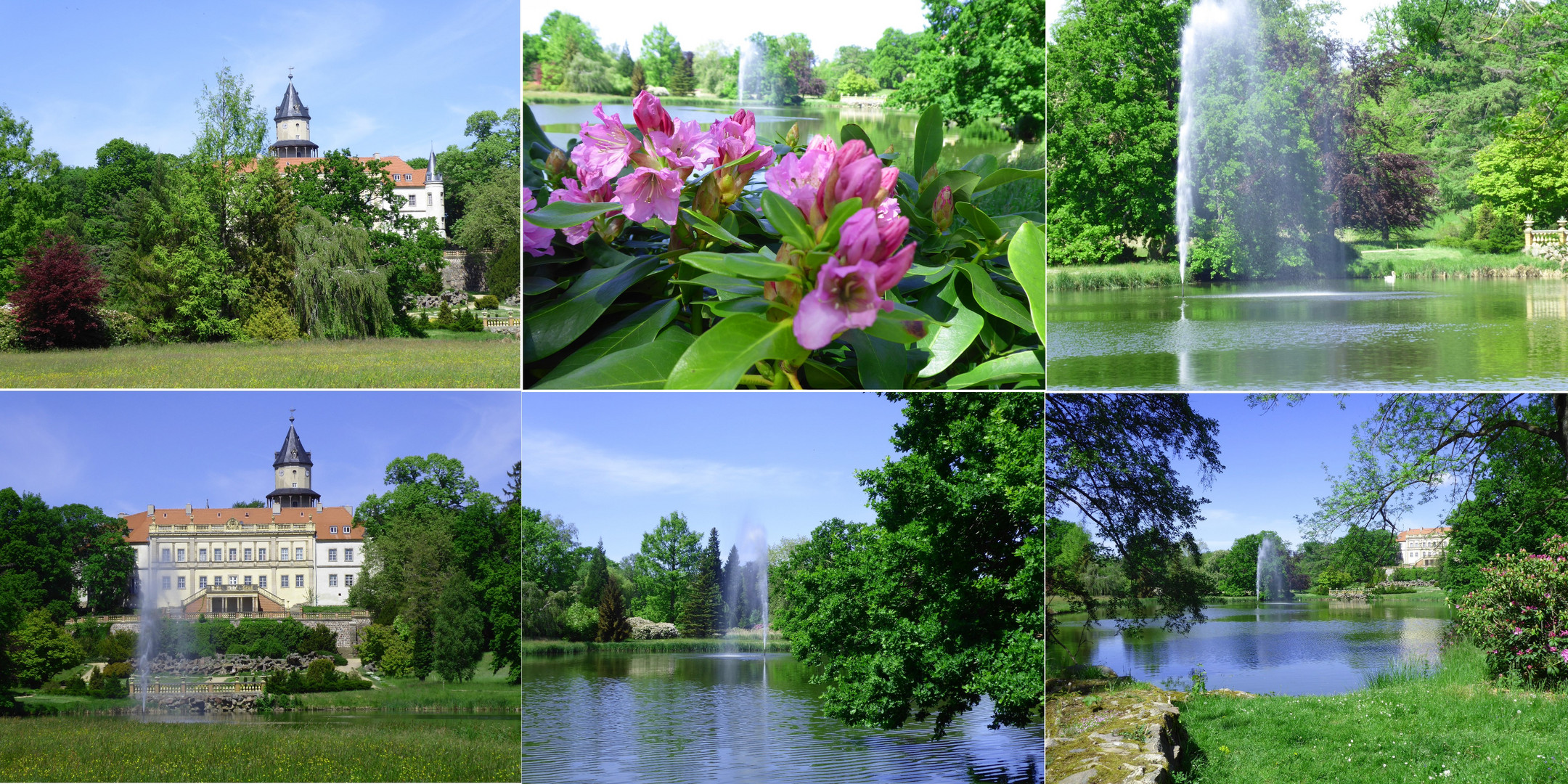 Spaziergang im Schlosspark Wiesenburg/Fläming