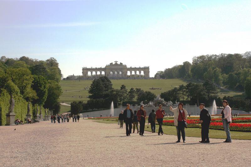 Spaziergang im Schloßpark zu Schönbrunn