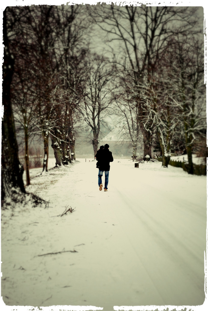 Spaziergang im Schnee