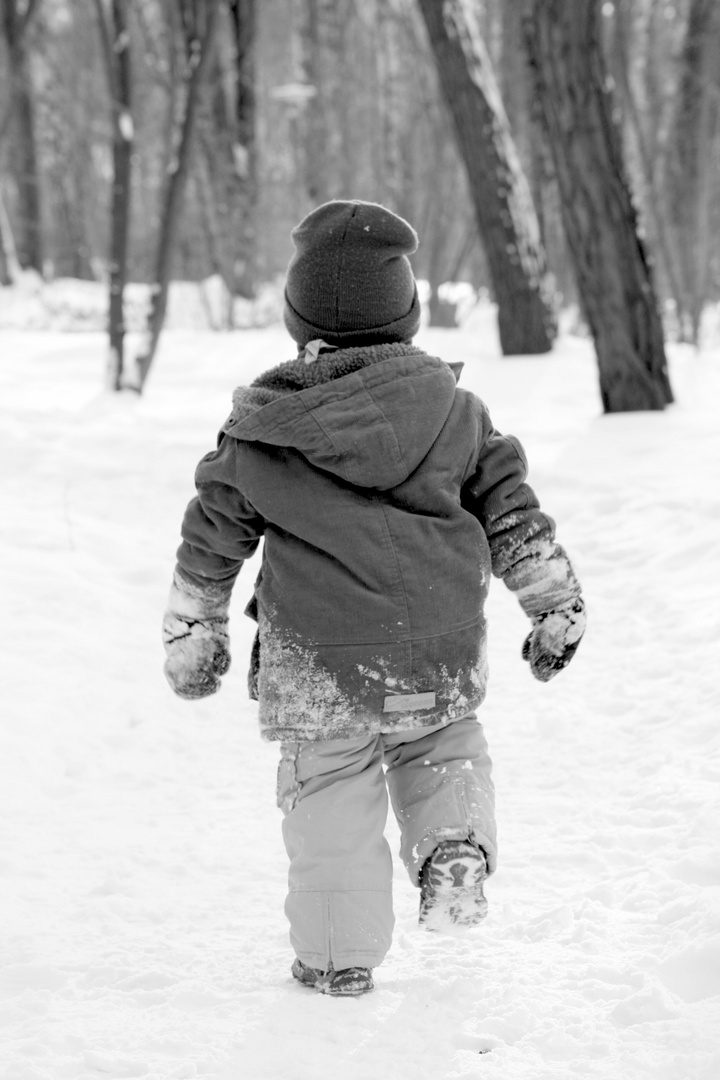 ...Spaziergang im Schnee...