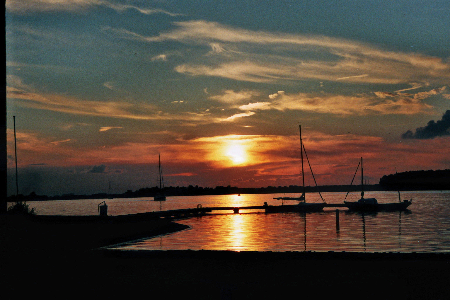 Spaziergang im Sonnenuntergang