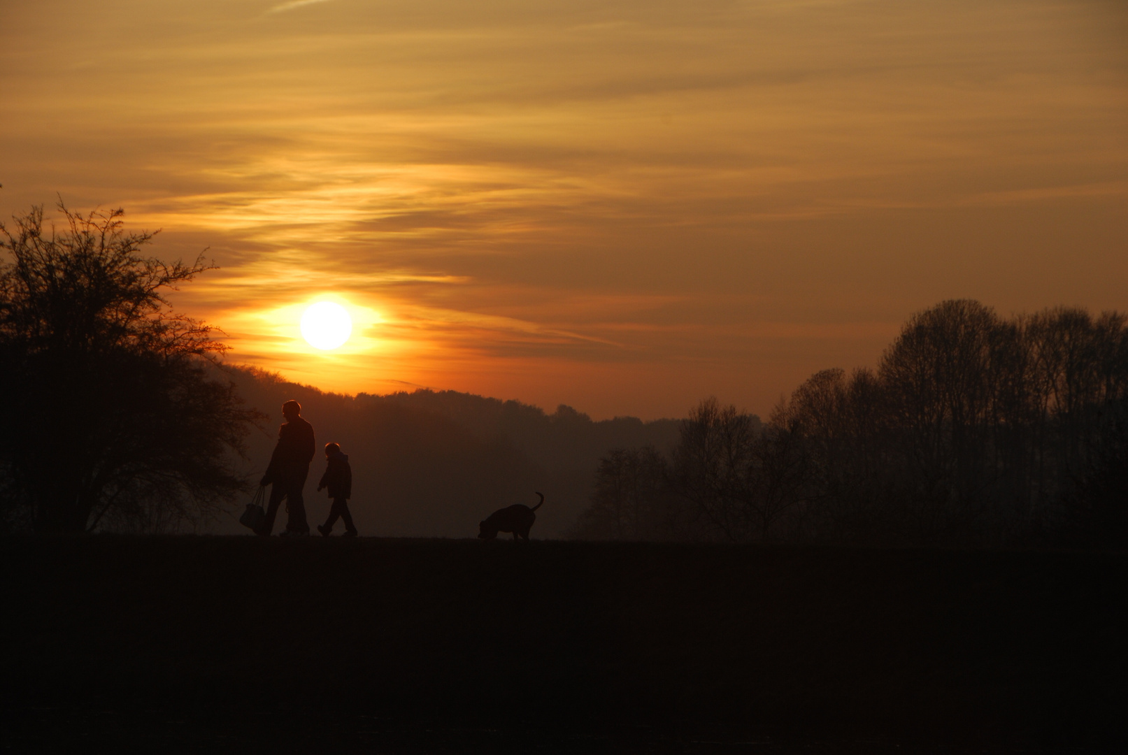 Spaziergang im Sunset