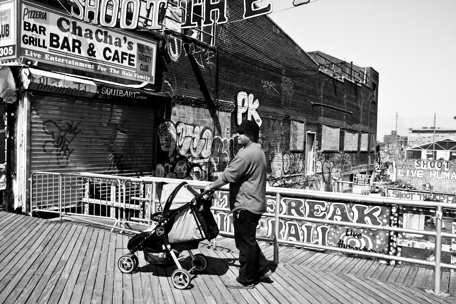 Spaziergang in Coney Island, NYC