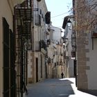 Spaziergang in den Gassen von Benissa, Costa Blanca, Spanien