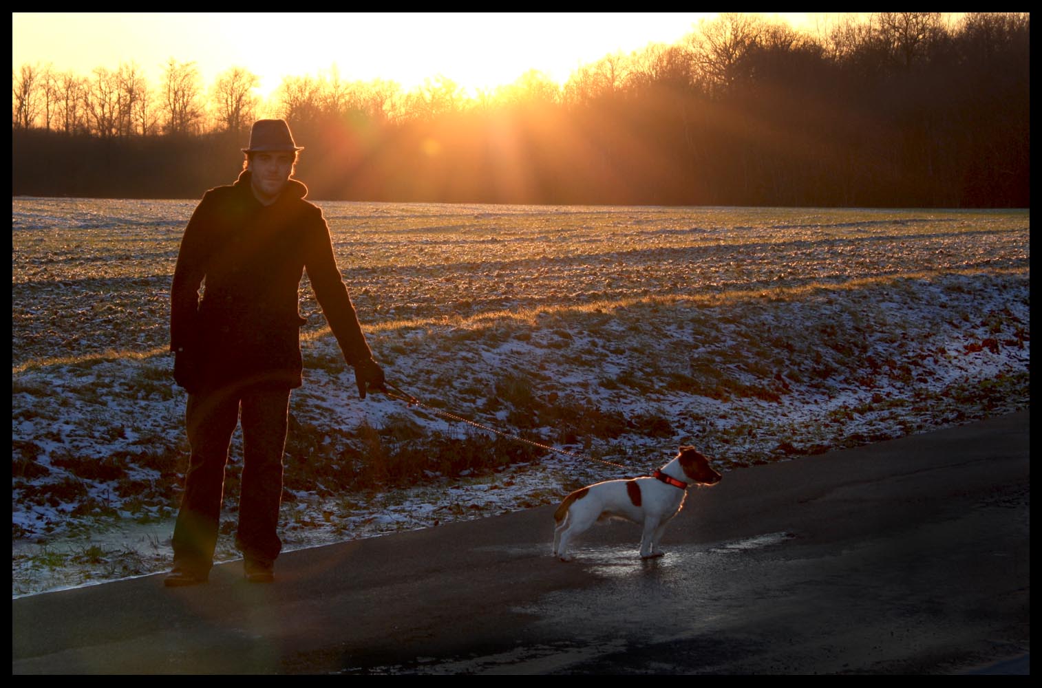 Spaziergang in Frankreich