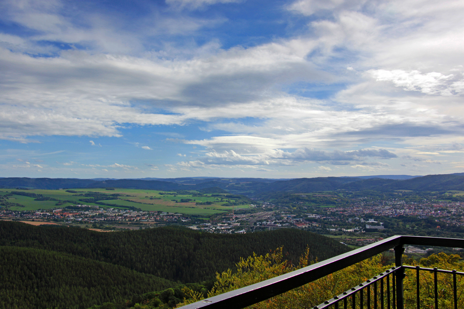 Spaziergang in Saalfeld (07) - Kulm mit Aussichtsturm